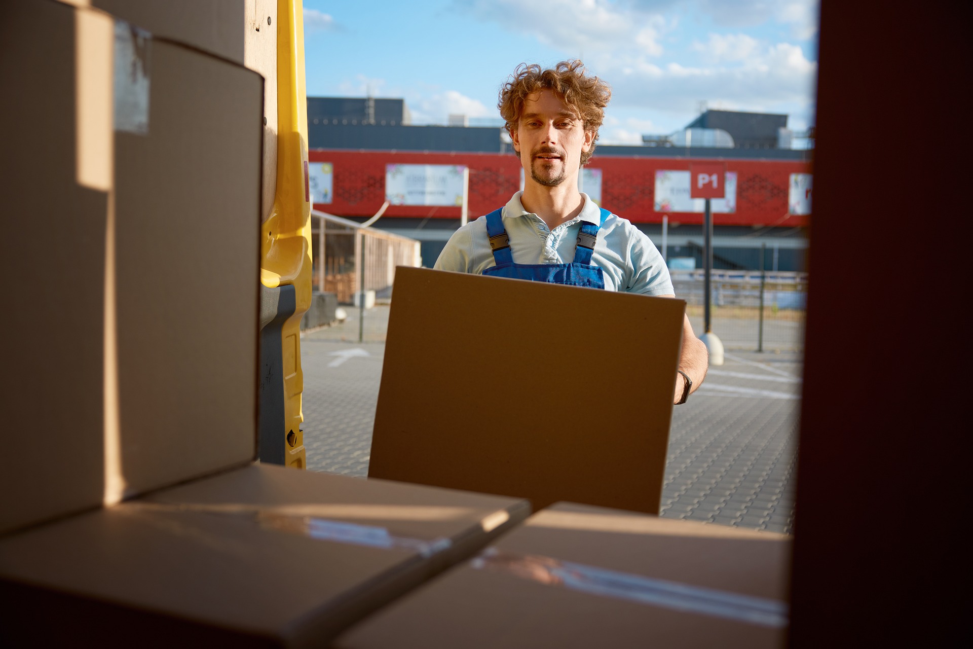 Loading truck