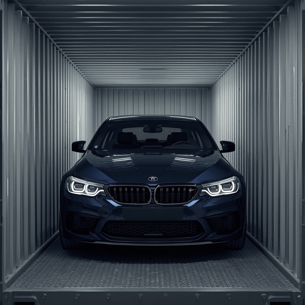Car in container